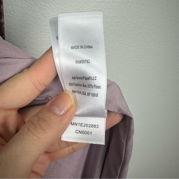 Aidan by Aidan Mattox Velvet Wrap Maxi Dress Gown - Picture 11 of 11